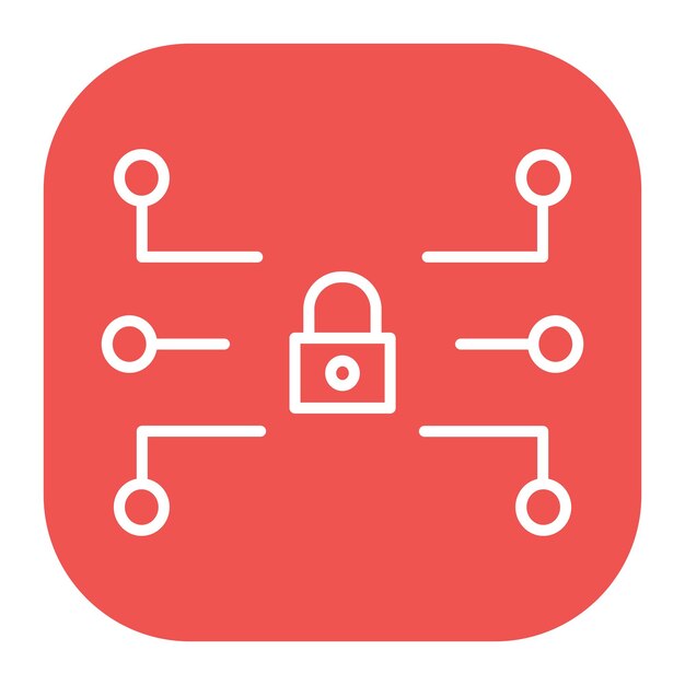 Icono de seguridad de la red