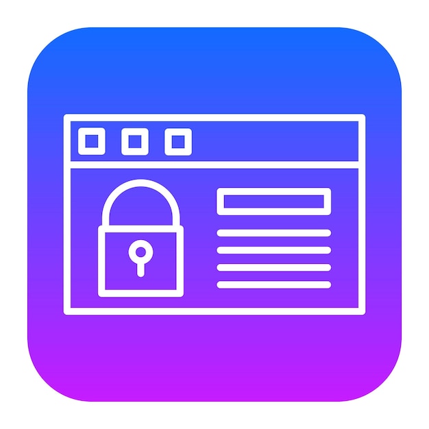 Icono de seguridad del sitio