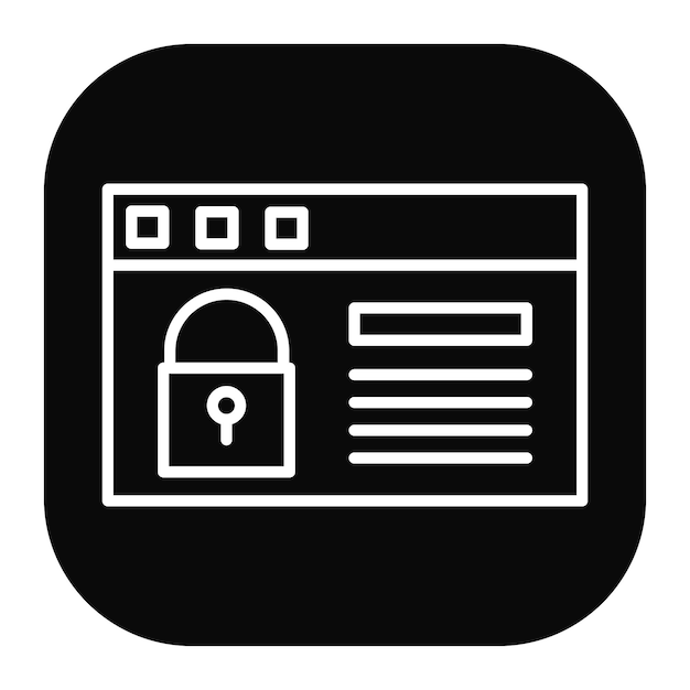 Icono de seguridad del sitio