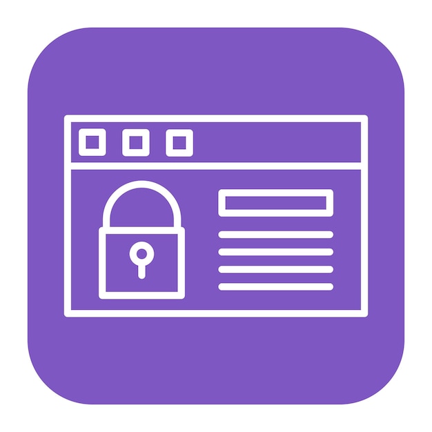 Icono de seguridad del sitio