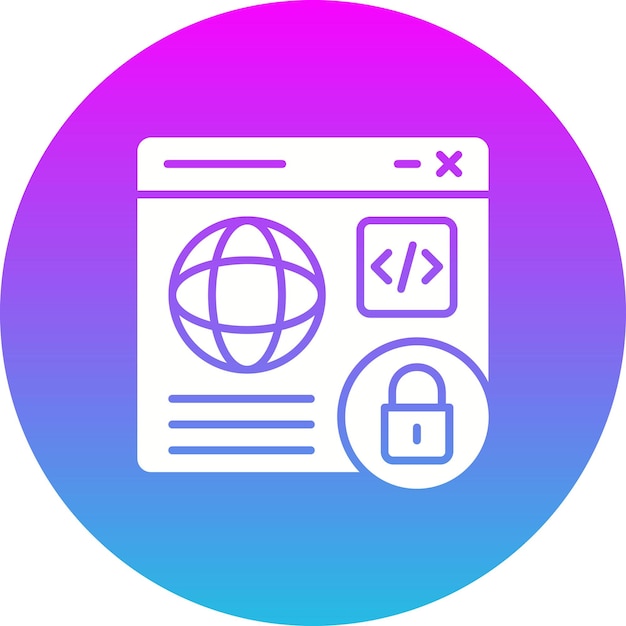 Icono de seguridad de la web