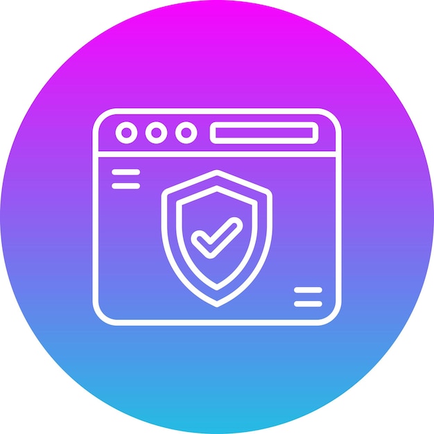Icono de seguridad de la web