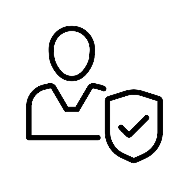 Icono de seguro para empleados