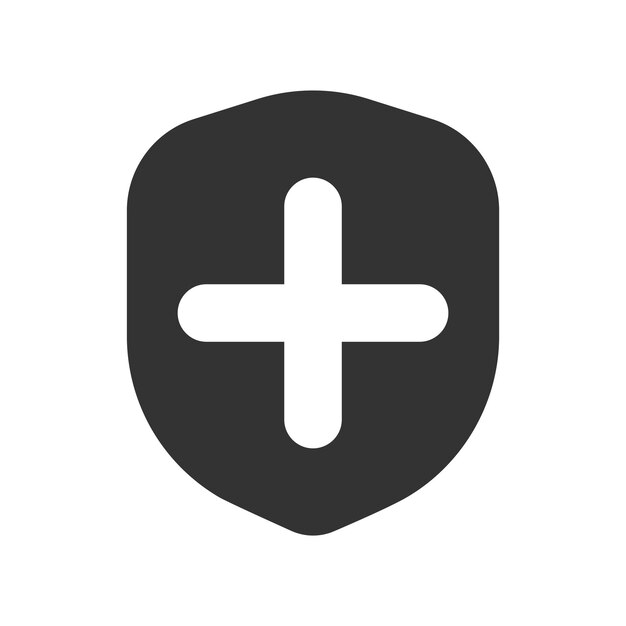 El icono del seguro de salud