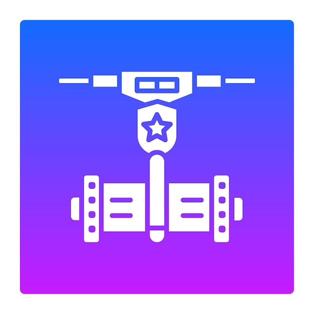 El icono del Segway de la policía