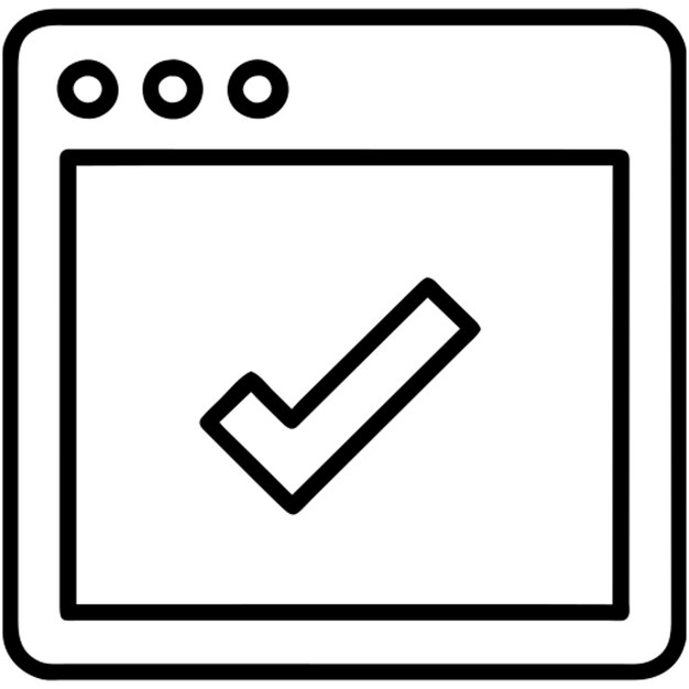 icono de selección minimalista