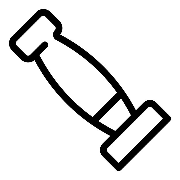 Icono de sello de abogado Icono de vector de sello de abogado de esquema para diseño web aislado sobre fondo blanco