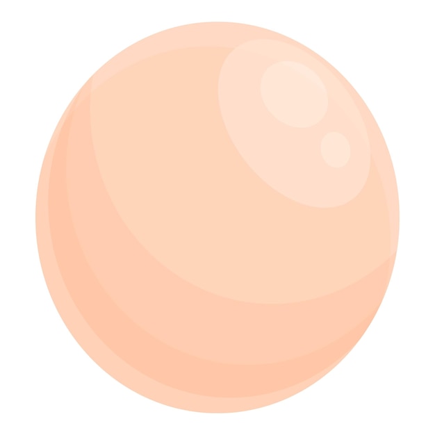 Icono de semilla de rambután vector de dibujos animados Fruta tropical Rambután orgánico