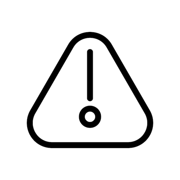 Icono de señal de advertencia
