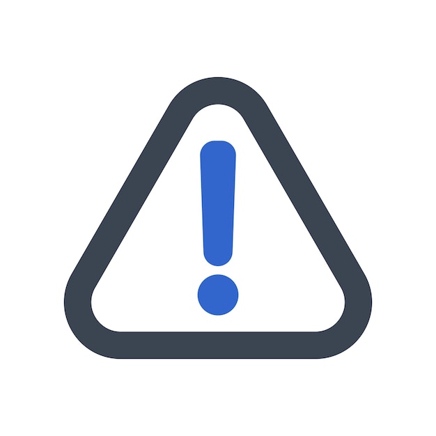 Icono de señal de advertencia