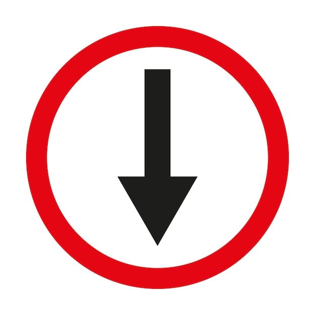 Icono de la señal de carretera