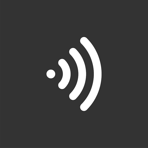 Icono de señal Logotipo Plantilla Ilustración Diseño Vector EPS 10