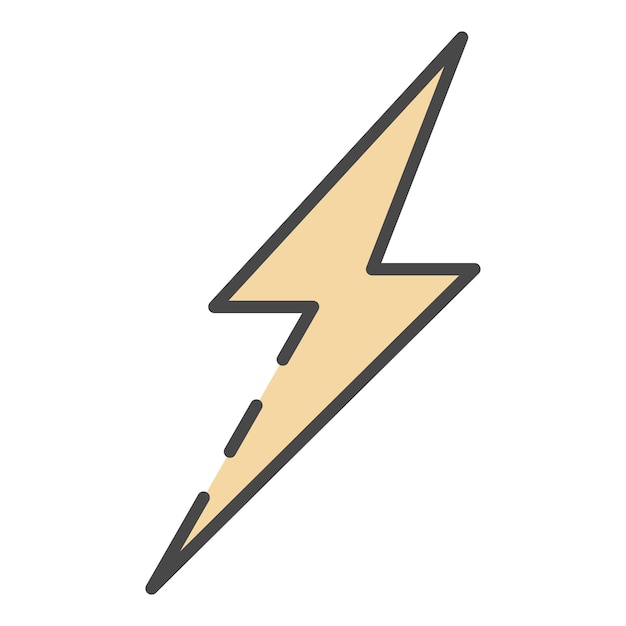 Icono de señal de luz Contorno de señal de Luz Icono vectorial de color plano aislado en blanco