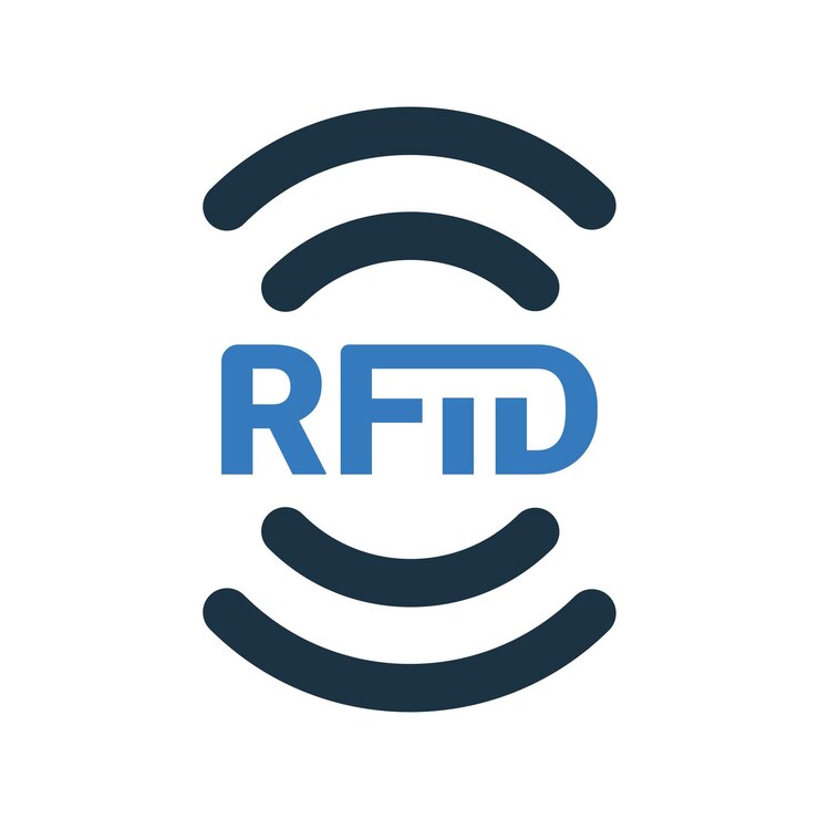 Icono de señal rfid de frecuencia Ilustración vectorial editable sencilla