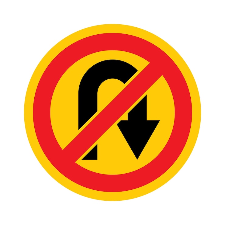 Vector icono de señal de tráfico ilustración vectorial diseño de logotipo