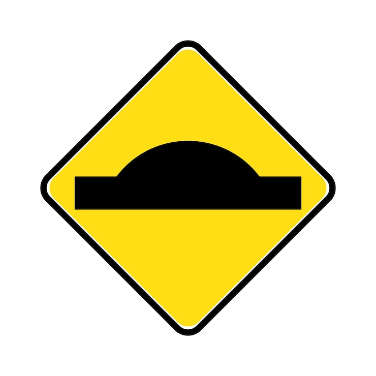 Vector icono de señal de tráfico de velocidad vector diseño de símbolo de ilustración