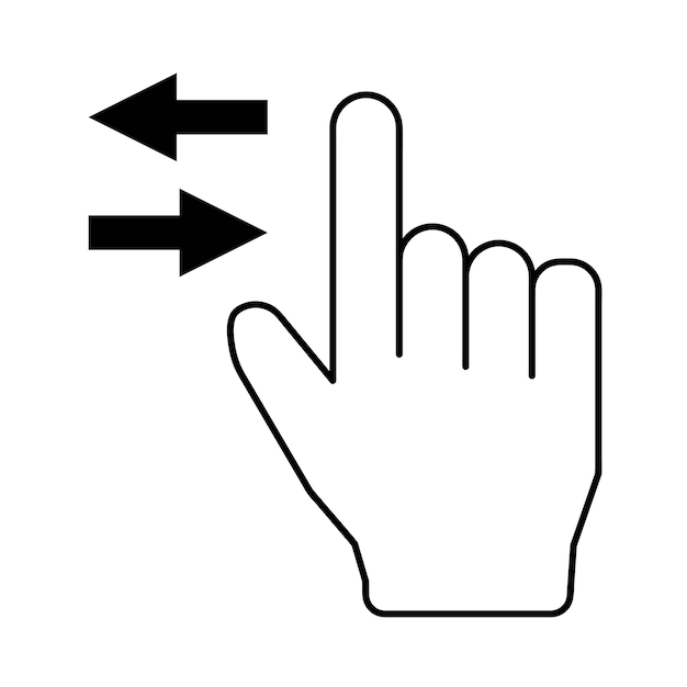 Icono de señal de vector aislado de la web