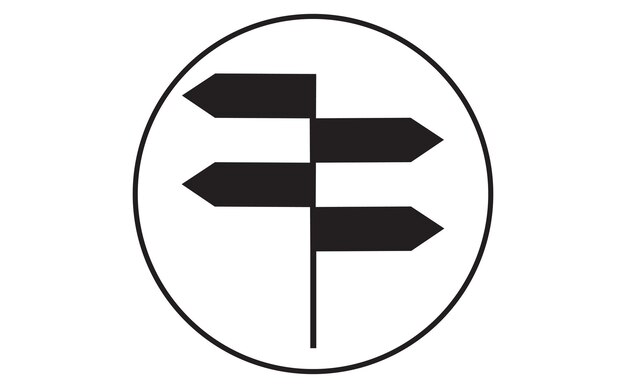 icono de señalización contorno signo vectorial pictograma de estilo lineal aislado en blanco