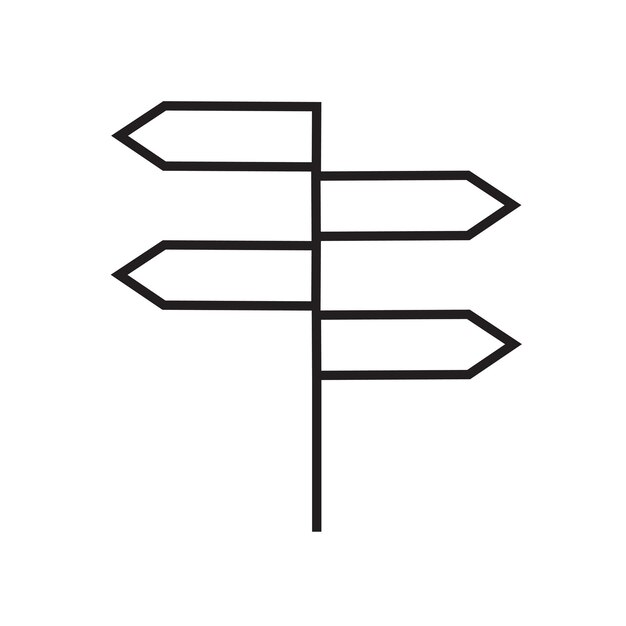 icono de señalización vector mejor icono plano