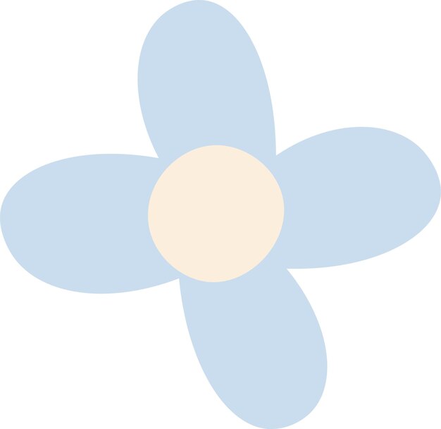 Icono sencillo de la cabeza de la flor