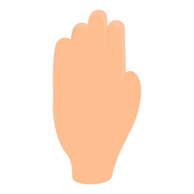 Icono de sentido táctil Icono vectorial de sentido táctual para el diseño web aislado sobre fondo blanco