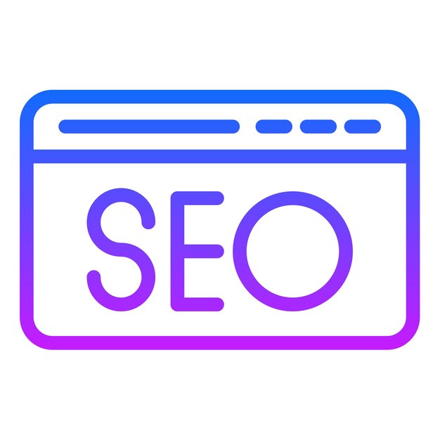 Icono de SEO internacional (en inglés)