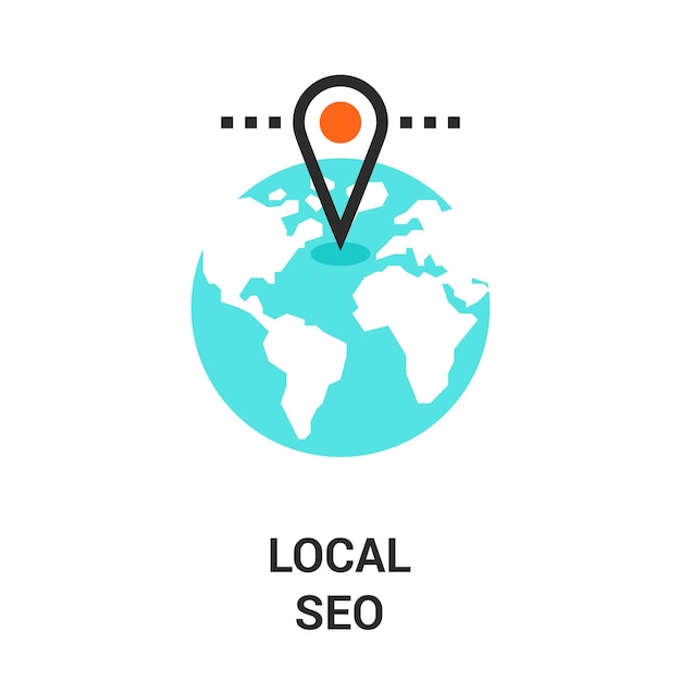 Icono de seo local