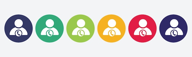 Icono de servicio al cliente para el sitio web