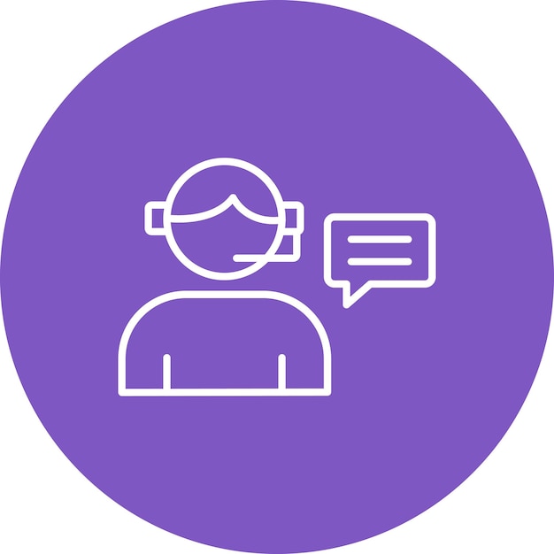 Icono de servicio al cliente