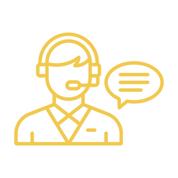 Icono de servicio al cliente