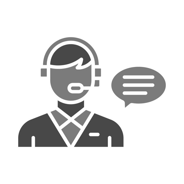 Icono de servicio al cliente