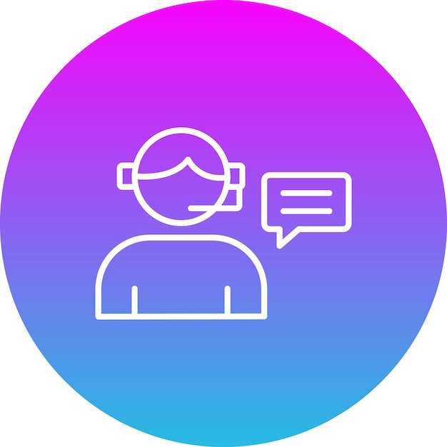 Icono de servicio al cliente