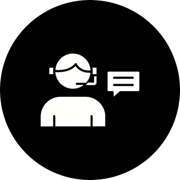 Icono de servicio al cliente