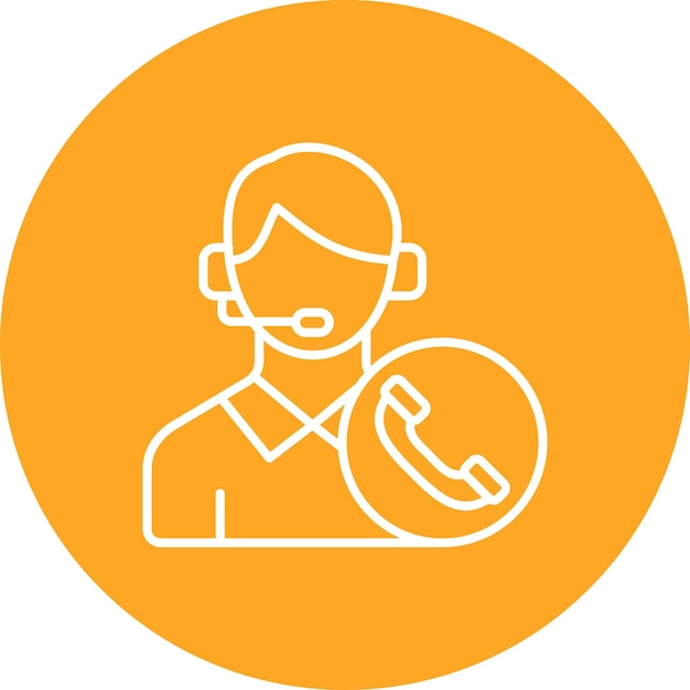Icono de servicio al cliente