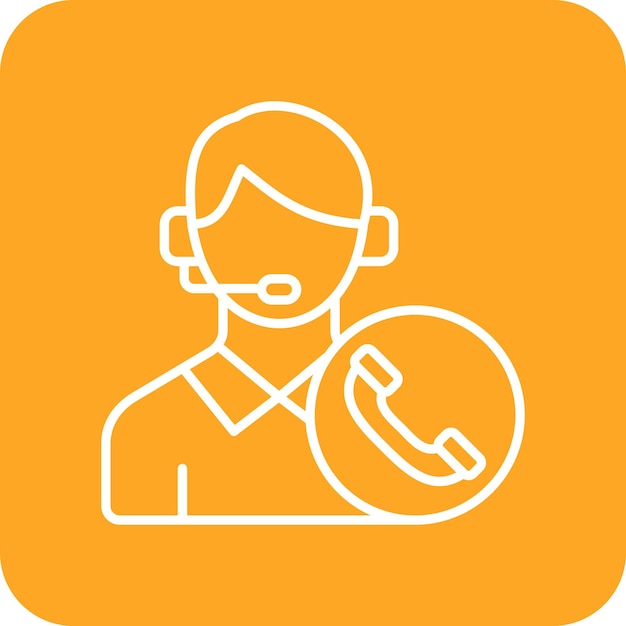 Icono de servicio al cliente