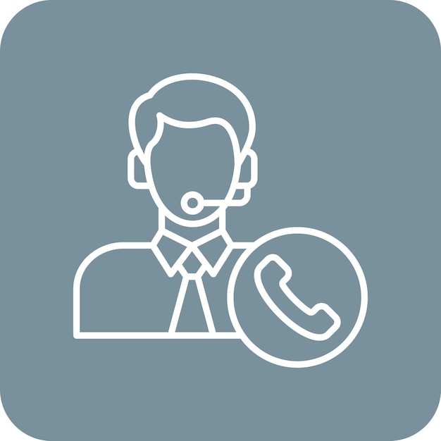 Icono de servicio al cliente