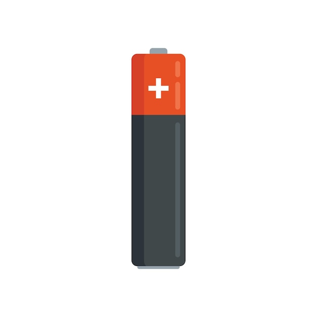 Icono de servicio de batería vector plano Teléfono de carga de energía completa aislado