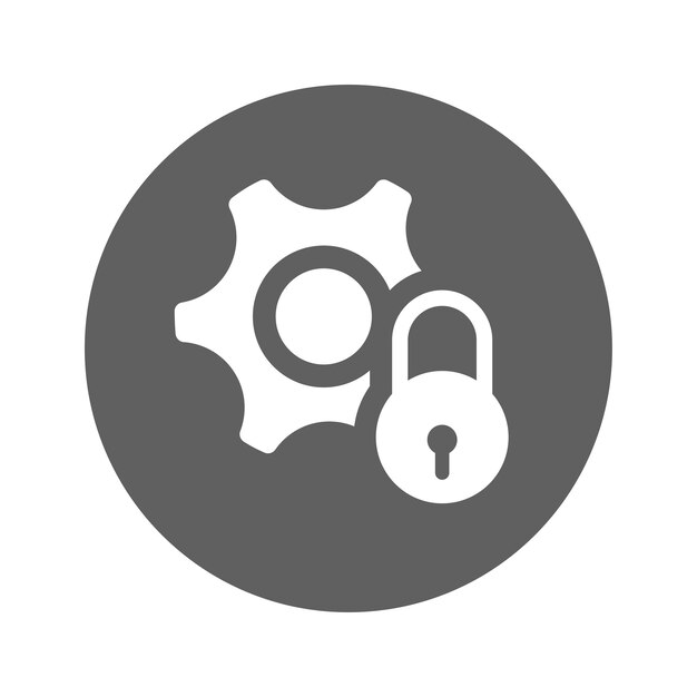 Icono de servicio de bloqueo