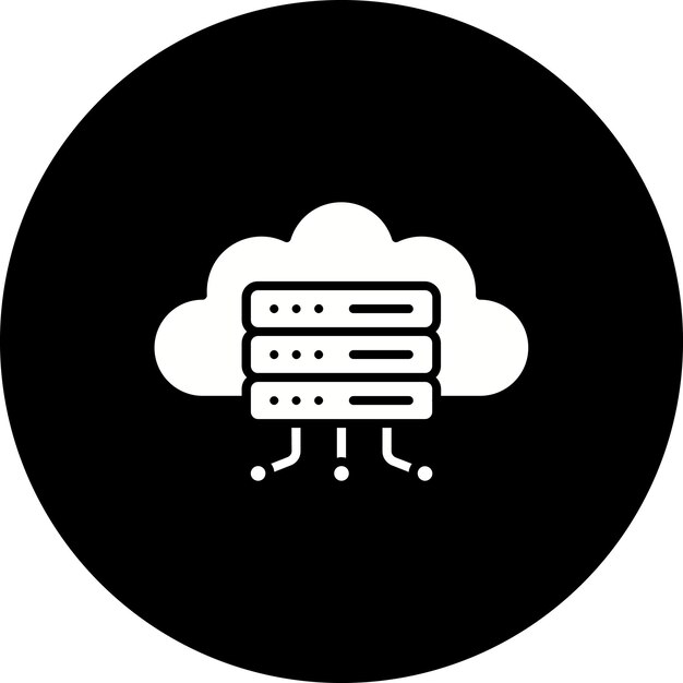 Icono del servidor en la nube
