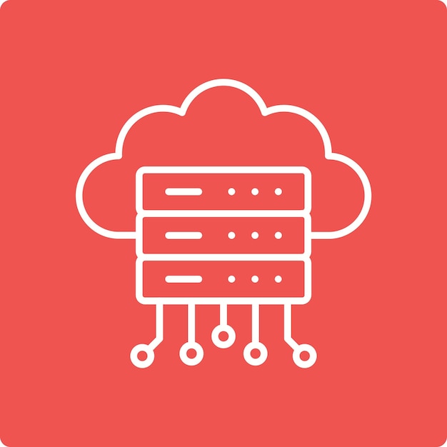 Icono del servidor en la nube