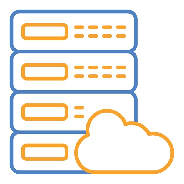 Icono del servidor en la nube