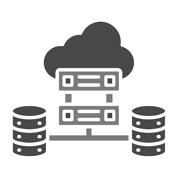 Icono del servidor en la nube
