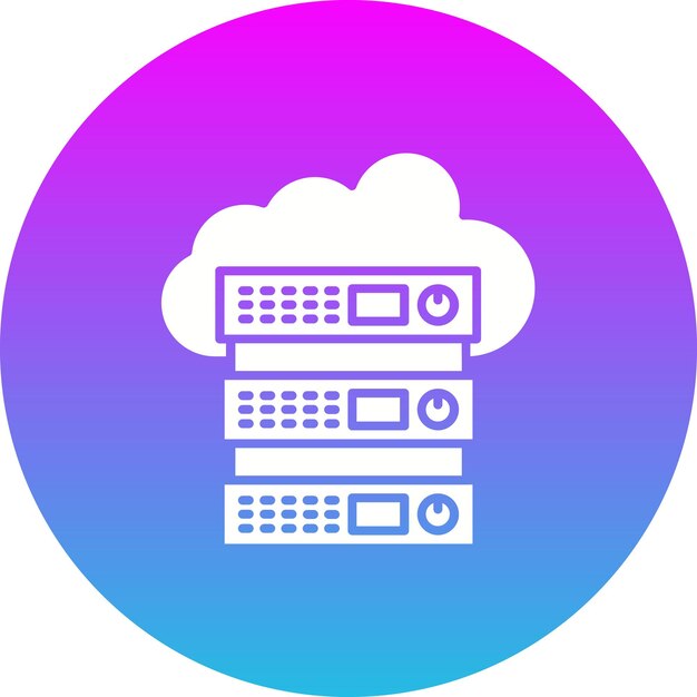 Icono del servidor en la nube