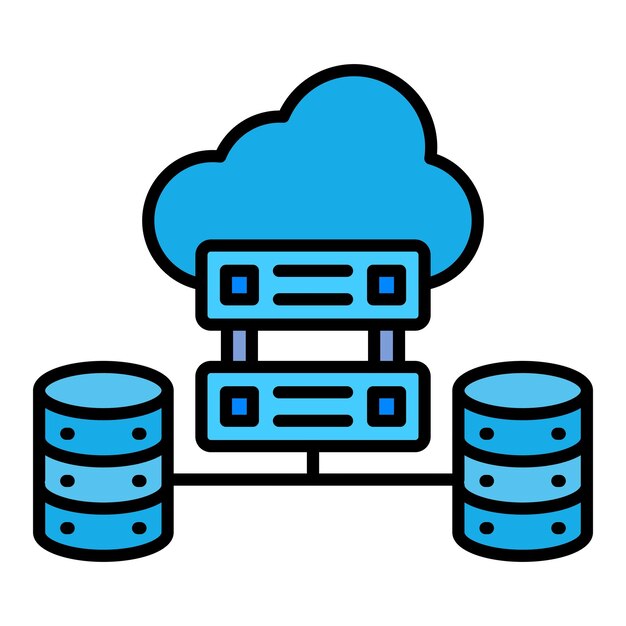 Icono del servidor en la nube