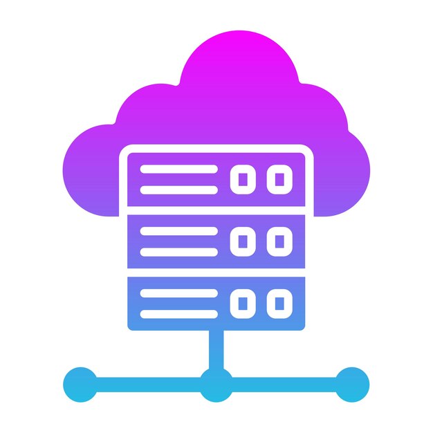 Icono del servidor en la nube
