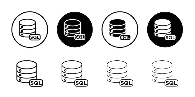icono del servidor SQL Esbozo de la serie de paquetes de conjuntos delgados