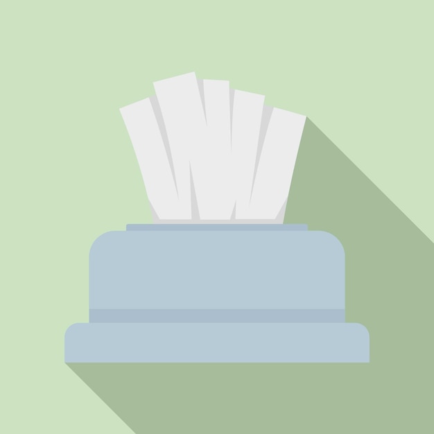 Icono de servilleta Ilustración plana del icono de vector de servilleta para diseño web