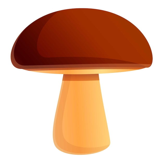 Icono de seta del bosque silvestre Caricatura de icono de vector de seta del bosque silvestre para diseño web aislado sobre fondo blanco