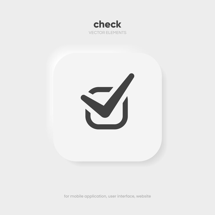 Vector icono de sí o no símbolo de marca verde y signo de cruz roja en círculo marca de verificación e icono de verificación aprobación