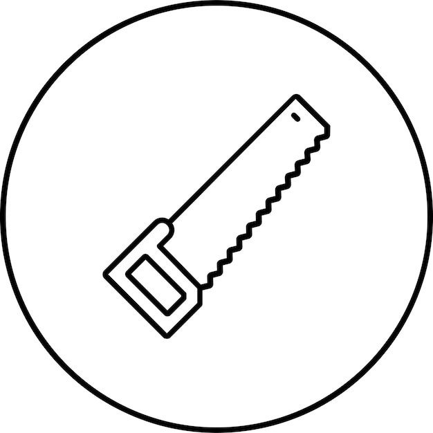 Icono de la sierra de mano